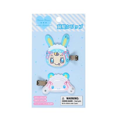 Sanrio mezzo piano Заколки-клипсы Cinnamoroll для возраста 3 лет и продукт 328979 (Набор 2) - Смотрящий вправо Смотрящий влево, Вверх, Номер