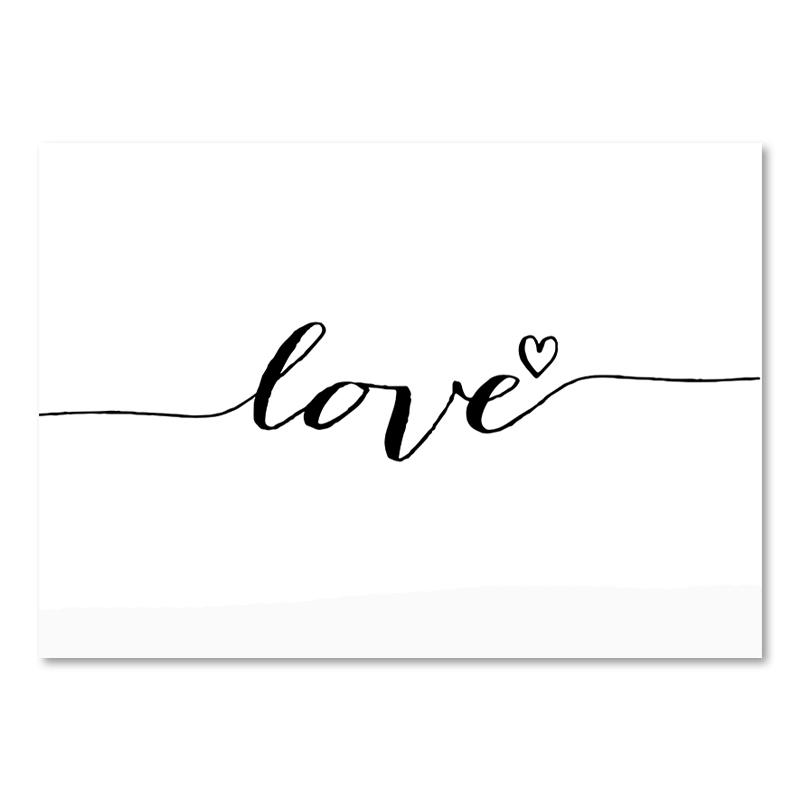 Черно-белая картина с цитатой из жизни, холст, картина в скандинавском стиле, постер с любовью и принтом, скандинавские настенные панно для гостиной, домашний декор