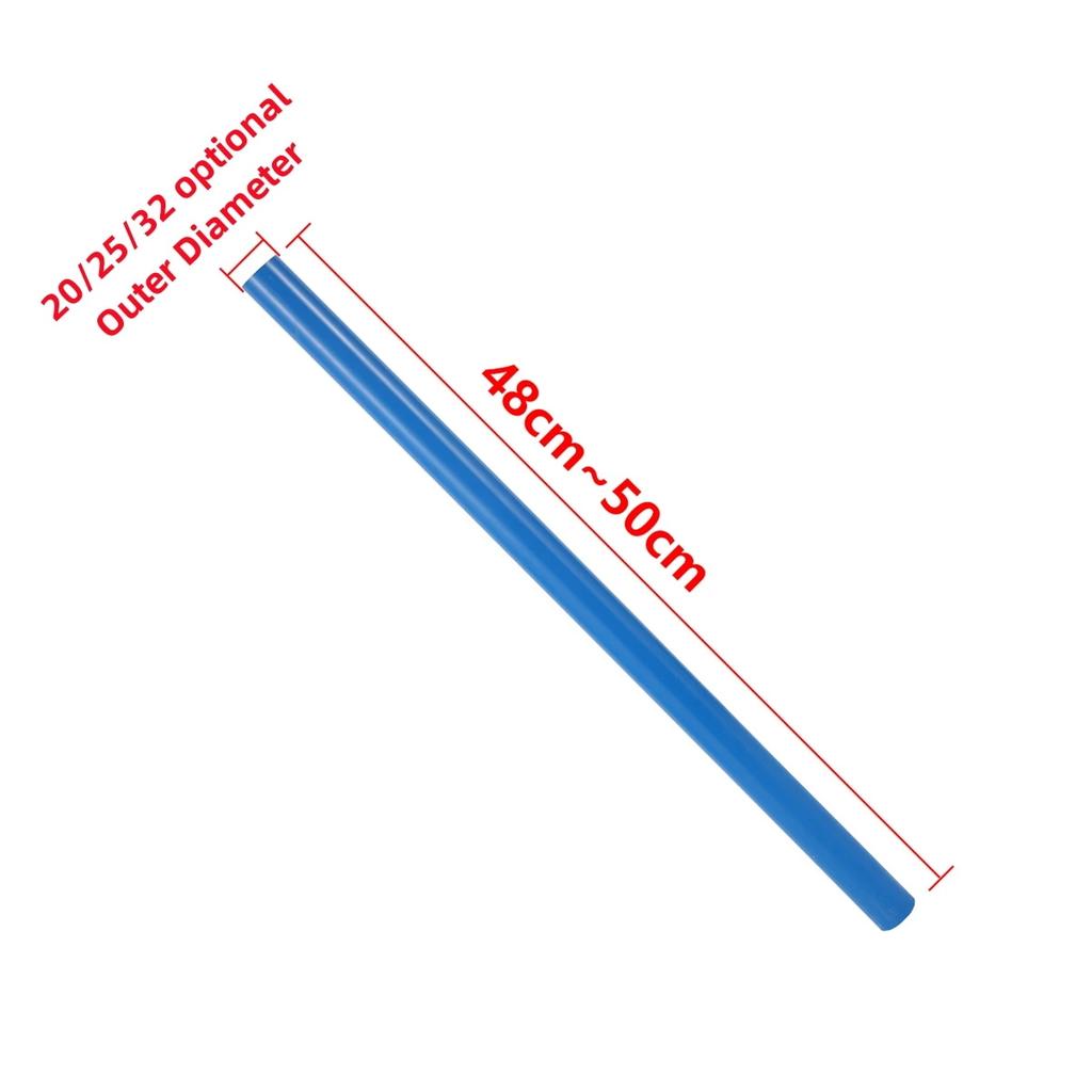 2 шт. фитинги для ПВХ труб НАРУЖНЫЙ диаметр 20/25/32 мм Длина трубки 48-50 см DIY аквариум садовый полив пластиковые дренажные сантехнические аксессуары