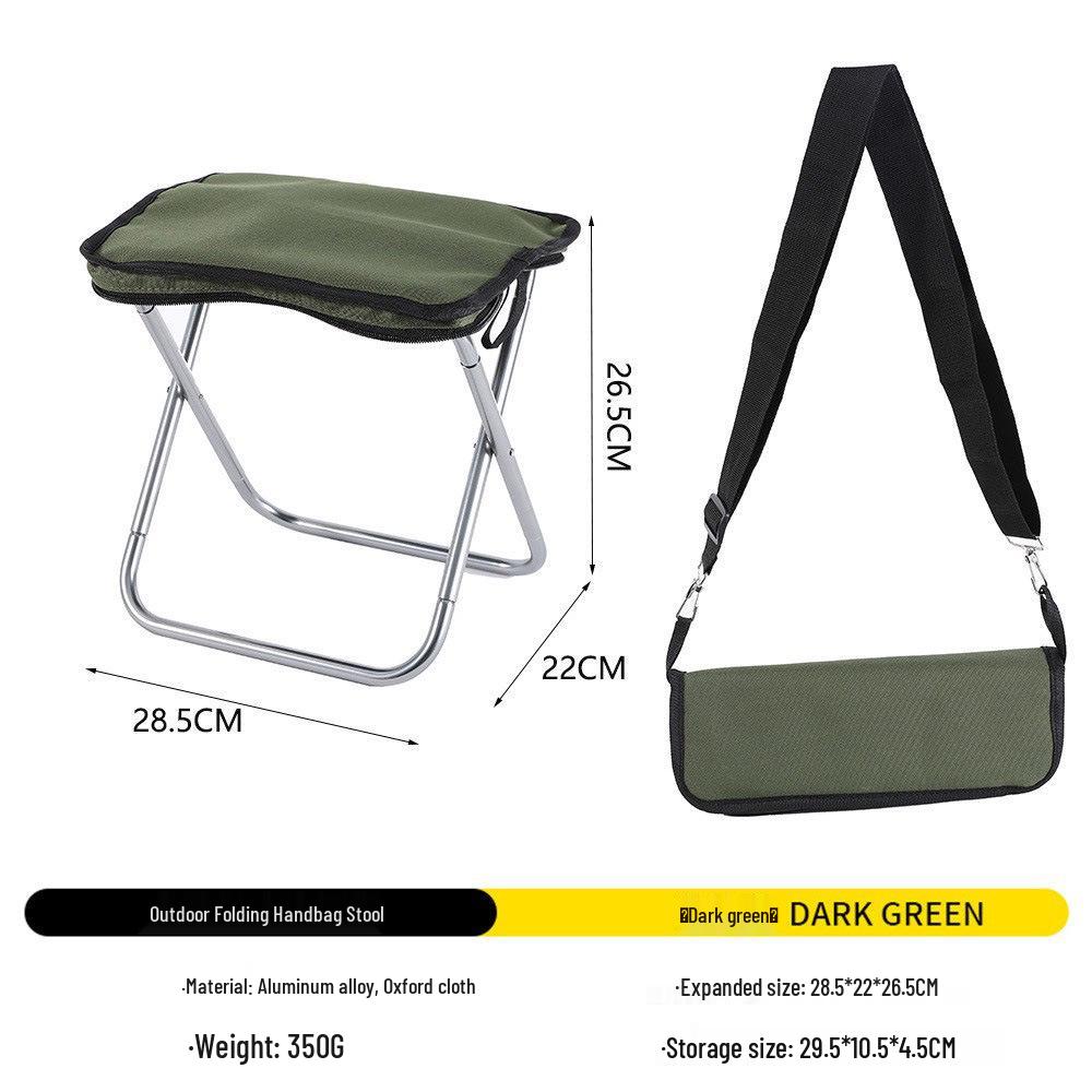 Ultra-Light Portable Folding Aluminum Camping Stool