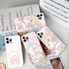 Кавайные M-mikko Кошки Милые C-Персонажи Для IPhone 11 12 13 14 15 16 17 Pro Max Plus 13 Mini Силиконовый Мягкий Прозрачный Задник