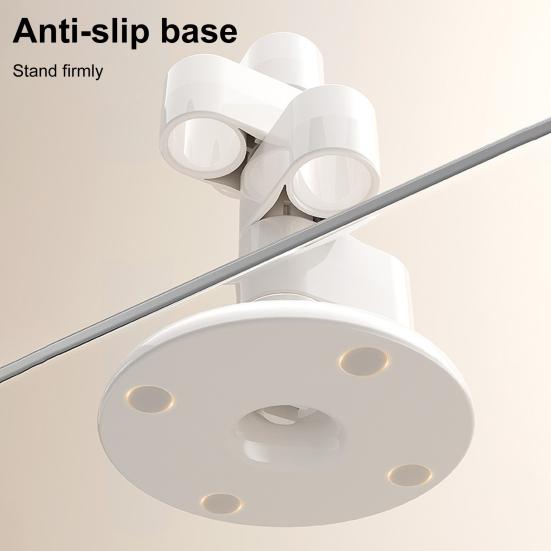 Подставка для зубных щеток, держатель для кистей для макияжа с противоскользящим основанием, вращающаяся на 360 градусов, подставка для хранения зубных щеток в ванной комнате.