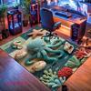 Gentle Calm Carpet Rug for Living Room Bedroom Home Sofa Decoration,Kids play Nonslip Floor Mat
