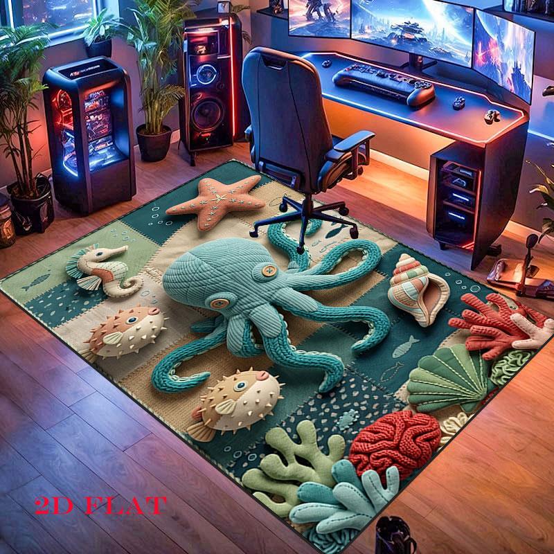 Gentle Calm Carpet Rug for Living Room Bedroom Home Sofa Decoration,Kids play Nonslip Floor Mat