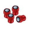 SVLHP1 4Pcs Aluminum Alloy Car Tire Valve Cap Auto Wheel Accessories For VW GTI Polo Passat B6 Golf Tiguan T-ROC Jetta Atlas Beetle CC