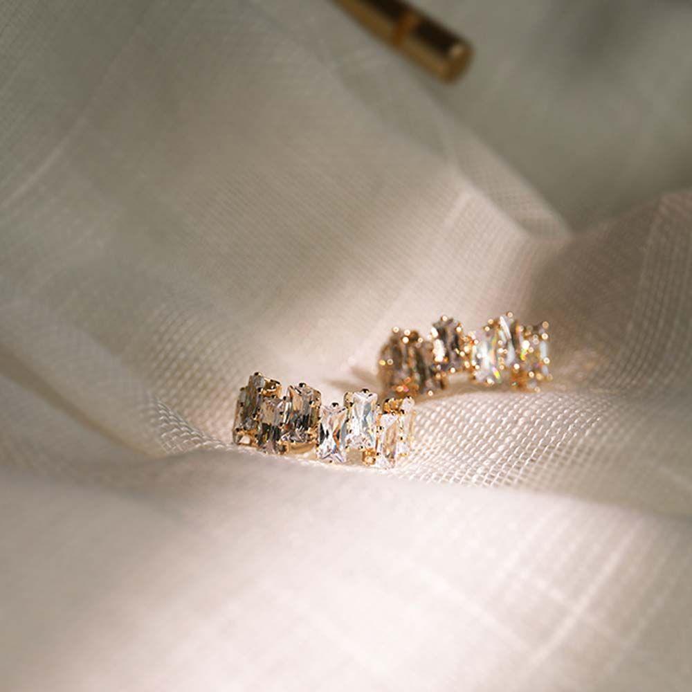 Cuff Fashion Jewelry  Rhinestone Clip Earrings Korean Earrings Ear Bone Clip Zircon Ear Clip