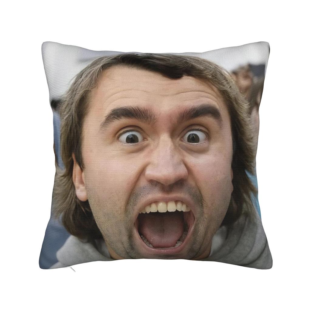 Charlie Kirk Miner Pillow Case  Comfy Pillow Cover For Sofa Car Home Decor Funny Cushion Cover