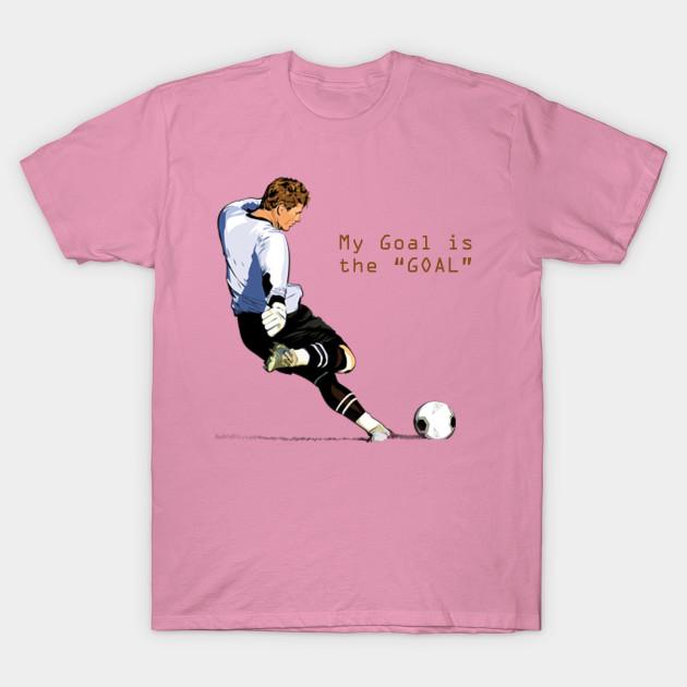 Женская футболка Моя цель - это гол Футболки Харадзюку Принт Каваий Футболка Летняя с коротким рукавом Женская футболка Топ