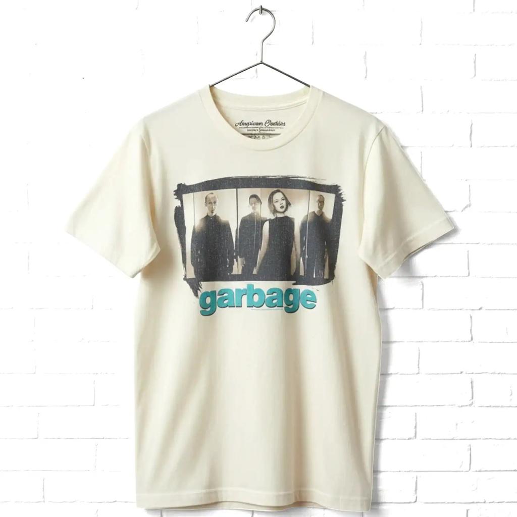 Garbage North American Tour 1996 Men's T Shirt Rock Band Self-Titled Album