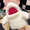 22 см Милая маленькая акула Ручная кукла Перчатки Плюшевые игрушки Животное Ручная кукла Акула Рука Открывающийся рот Перчатка Кукла Детские подарки на день рождения