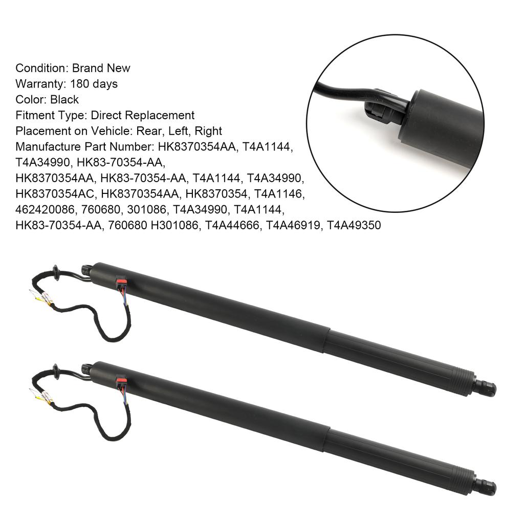2PCS Rear Electric Tailgate Struts HK8370354AA Fit Jaguar F-Pace X761 2016-2018