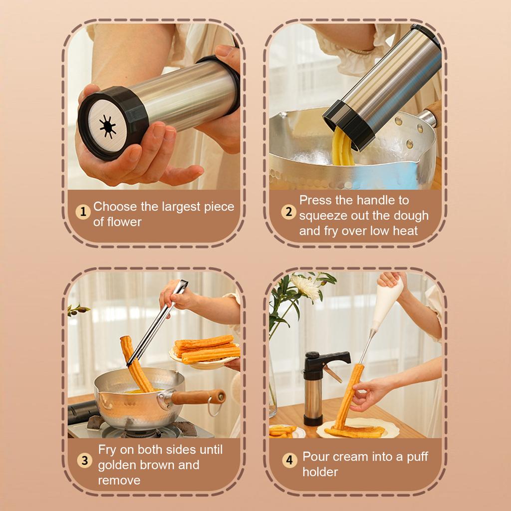 DIY Dessert Decoration Stainless Steel with 8 Nozzles 8/13 Discs Biscuit Maker Cookie Making Cookie Press Gun Kit Cake Mold Machine