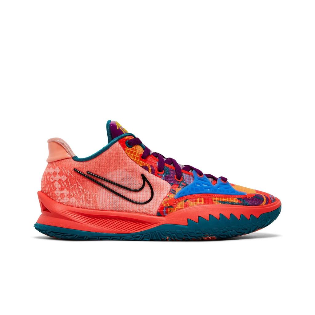 Nike Kyrie Low 4 EP '1 World 1 People' (Unisex) Bright Crimson / Plum Red / University Blue / Black Basketball Shoes CZ0105 600