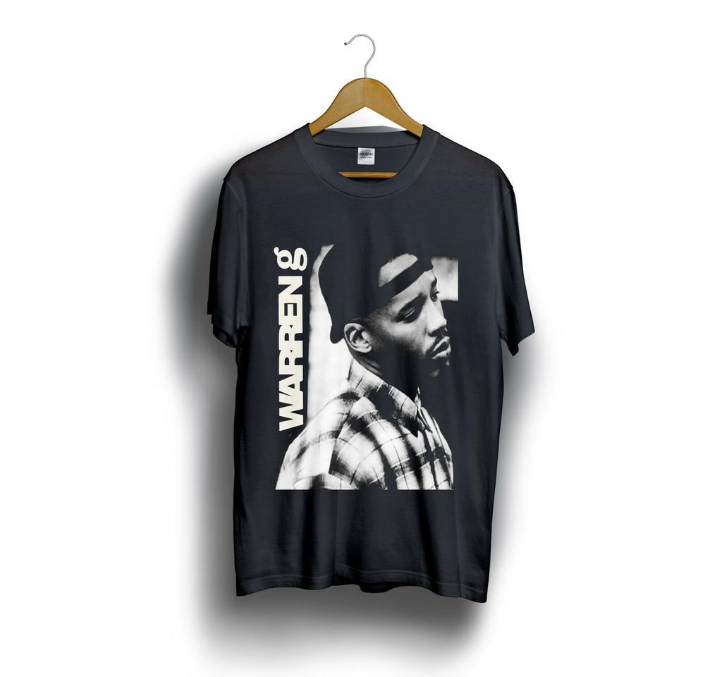 THE G WARREN G Black T-Shirt Size S-5XL