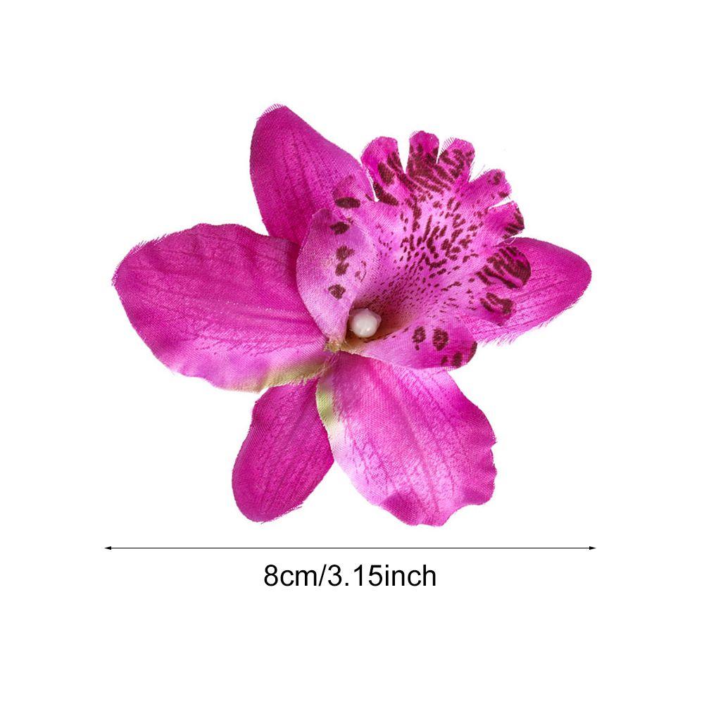 Аксессуары для волос Заколка для девочек Пляжные заколки для волос с цветком Свадебные шпильки Свадебные аксессуары Орхидея