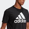 Adidas Essentials Big Logo Tee Black/White Men Streetwear GK9120