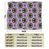 Cute Chococats Plush Blankets Students Black Cat Flannel Throw Blanket For Outdoor Super Soft Design Quality Bedspread Gift