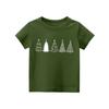 Christmas Day Toddler Girl Boy T-Shirts Kids Top Boys And Girls Printed Short Sleeved T-shirt