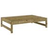VidaXL Repose-pied de jardin 120x80 cm bois de pin imprégné, tabouret, repose-pied ottoman, tabouret de jardin, pouf, 825743