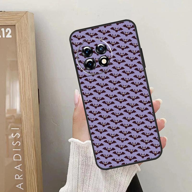 Halloween Vampire Bats Case For OnePlus 11 12 9 10 Pro 9R 10R 10T 12R OnePlus Nord N30 N20 N10 CE 4 2 3 Lite Cover