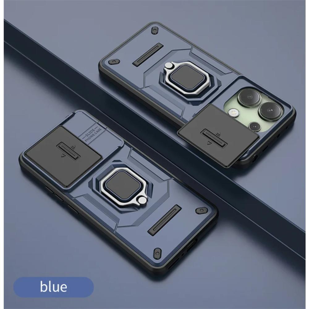 Чехол Armor для Xiaomi Poco X6 Pro 5G F6 F5 M6 Pro C65 защитный чехол кольцо магнитный держатель бизнес полная защита чехол