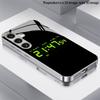 Флуоресцентный чехол для телефона с рисунком часов, 2D, для Samsung S26 S25 S24 S23 S22 S21 S20 A56 A36 A16, гальванизированное стеклянное защитное покрытие