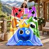 Banban Custom Name Flannel Blanket Personalized Soft Warm Plush Throw Blanket Customized Gift for Family Friends