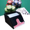 Poker Card Dealer Portable Standard Size Card Dealing Shoe Dispenser Holder Clear Discard Tray Casino Board Game Table Accessory