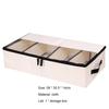 Shoes Cabinet Multi-Grids Foldable Fabric Under Bed Storage Case Household Supplies