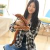 1pc 130cm Simulation Funny Snake Evil Plush Toy  and Python Snake Soft Stuffed Lifelike Child Kid Friend Trick Gift