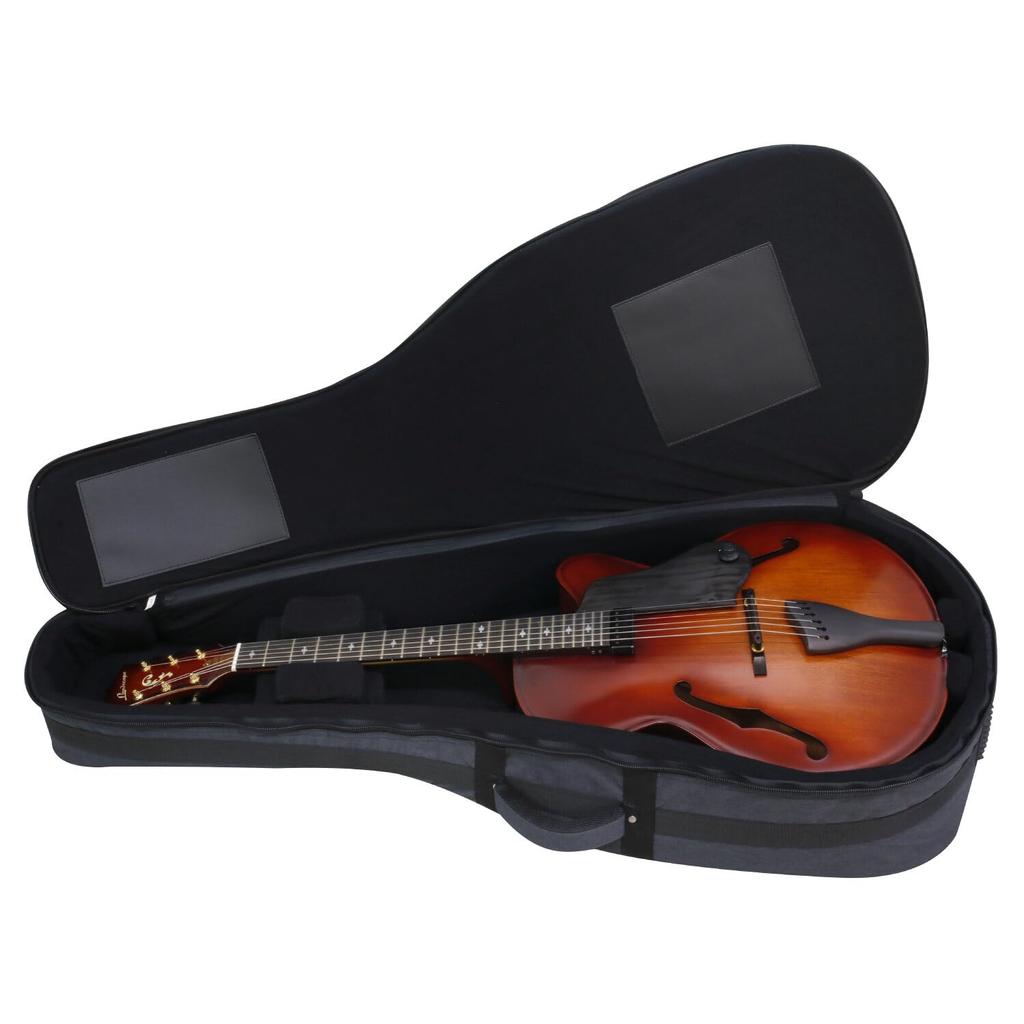 Kikutani 17 inch full acoustic jumbo body compatible gig bag 20mm thick cushion backpack type BLACK [Kikutani] GVB-60J