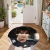 Messi Round Floor Mat Perfect for Bedrooms Foyer Hallway Outdoor Antislip Round Carpet Decorate Offices Perfect Gift for Valentine’s Wedding Birthday