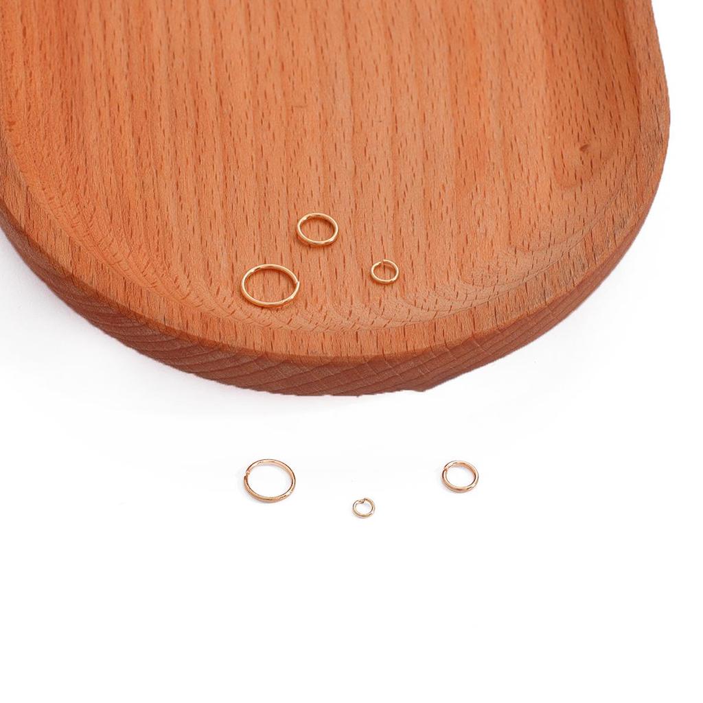 10/100 шт. открытое кольцо для прыжков 3/4/5/6/7/8 мм круглые разрезные кольца для изготовления ювелирных изделий DIY фурнитура