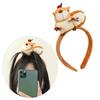 Convenient Face Wash Hair Clip Adornment Lovely Plush Squirrel Headband Beautiful Animal Hair Hoop Headwear Accessory