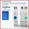 Умный автоматический выключатель Zigbee Беспроводное управление с мобильного телефона через приложение Дистанционное управление оборудованием для домашней автоматизации с помощью голоса