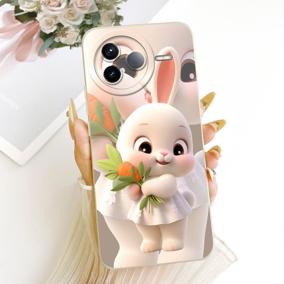 Чехол для Xiaomi Poco F7 Pro Ultra 5G Милый Кот Утка Мультяшная Обложка Мягкий ТПУ Чехол для Телефона Для Xiaomi Poco F7 Ultra PocoF7 Pro 5G Сумки