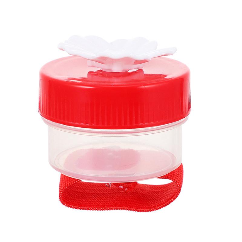 1Pcs Hummingbird Feeder Plastic Flower Shape Handheld Creative Feeding Tool Replacement Feeding Outlet Bird Feeder Accessories