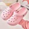 Men's Summer Hole Shoes, Bathroom Sandals, Beachwear, Unisex Baotou Sandals for Comfort and Style