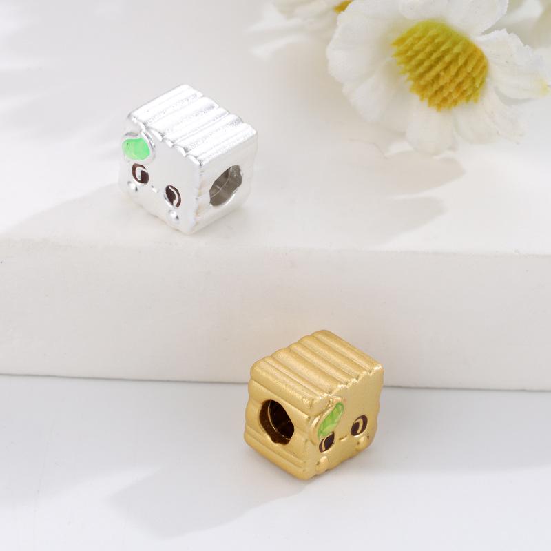 Серебро 999 пробы Бусины Poria Cocos Плетеная веревка ручной работы Аксессуары для DIY