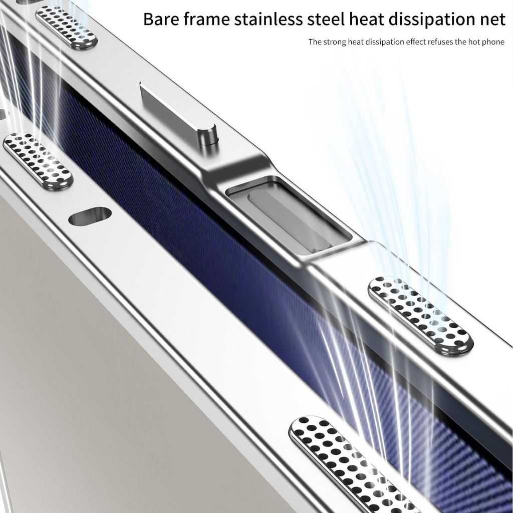 Heat-Dispersing Metal Case with Clasp for Sony Xperia 1VII/1VI - Drop-Proof Supercar Design