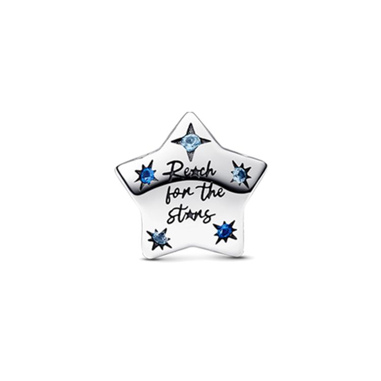 Pandora Starry Sky Decoration 925 Silver Glass Pendant Women pendant 792974C01