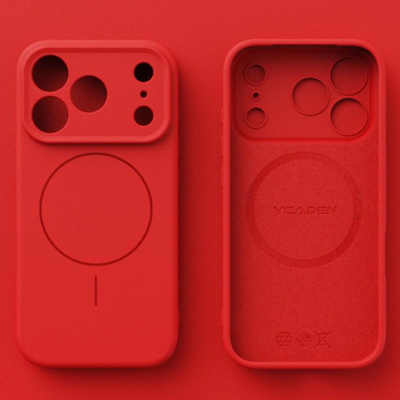 Для iPhone 17 Pro Max Чехол Магнитный Для Magsafe Жидкий Силикон Мягкая Крышка Coque Для iPhone 16 15 14 13 Pro Max 17E 16E