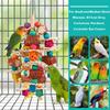 Parrot Toys Natural Corn Wood Parrot Bird Toys Love Bird Cage Funny Training Bird Toys Bite Resistant Bird Tearing Toy