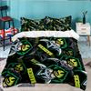 Raiders Team Spirit 3pcs Bedding Set,Including 1pc Duvet Cover And 2pcs Pillowcases Perfect Gift for Christmas,Ideal for Bedroom, Dormitory
