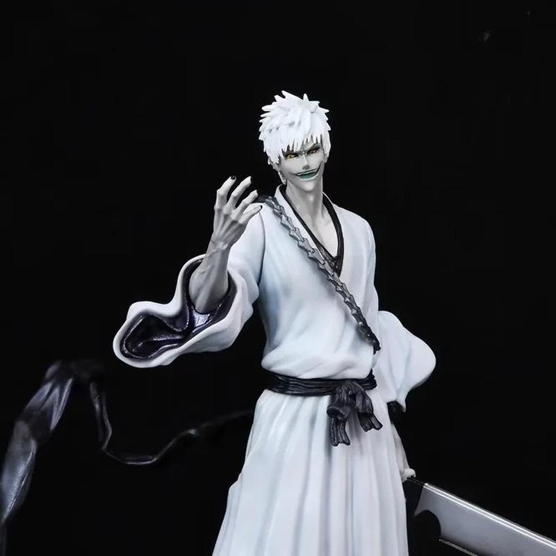 Статуэтка Bleach Белый Ичиго GK, Коробка с вращающимся мечом Тысячелетняя Кровавая Война, Аниме Фигурка Действия, Модель для Коллекции Фанатов Аниме