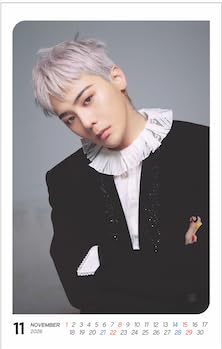 G-DRAGON Merchandise 2026 Large Wall Calendar (GD)