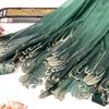 100X150cm Chinese Style Gradient Embroidery Lotus Leaf Soft Fabric Diy Hanfu Dress Petal Edges Cloth Designer Diy Sewing Fabric