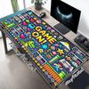 1Pc Vibrant Retro Collage Gaming Mouse Pad Keyboard Desk Mat Non-slip Rubber Lock Edge Waterproof Computer Mousepad for Office Home Decor S1150
