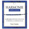 [R3077] - Designer Bracelet 'Mineralia' Lapis Lazuli (harmony) - 3 Mm