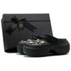 Crocs Stomp EVA Простой Модный Тренд Повседневный Подарочная Коробка Издание Дырявые Туфли Унисекс Черный